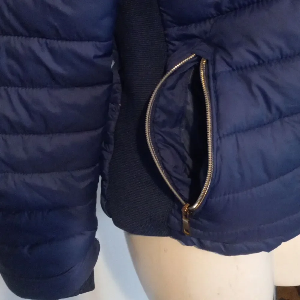 Special One Premium Quality Blue Puffer Jacket Size M